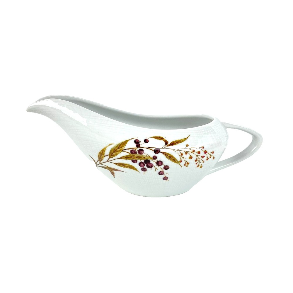 Vintage Japanese Fuji Porcelain Creamer / Gravy Bowl Mountain Berry Fine Beauty!
